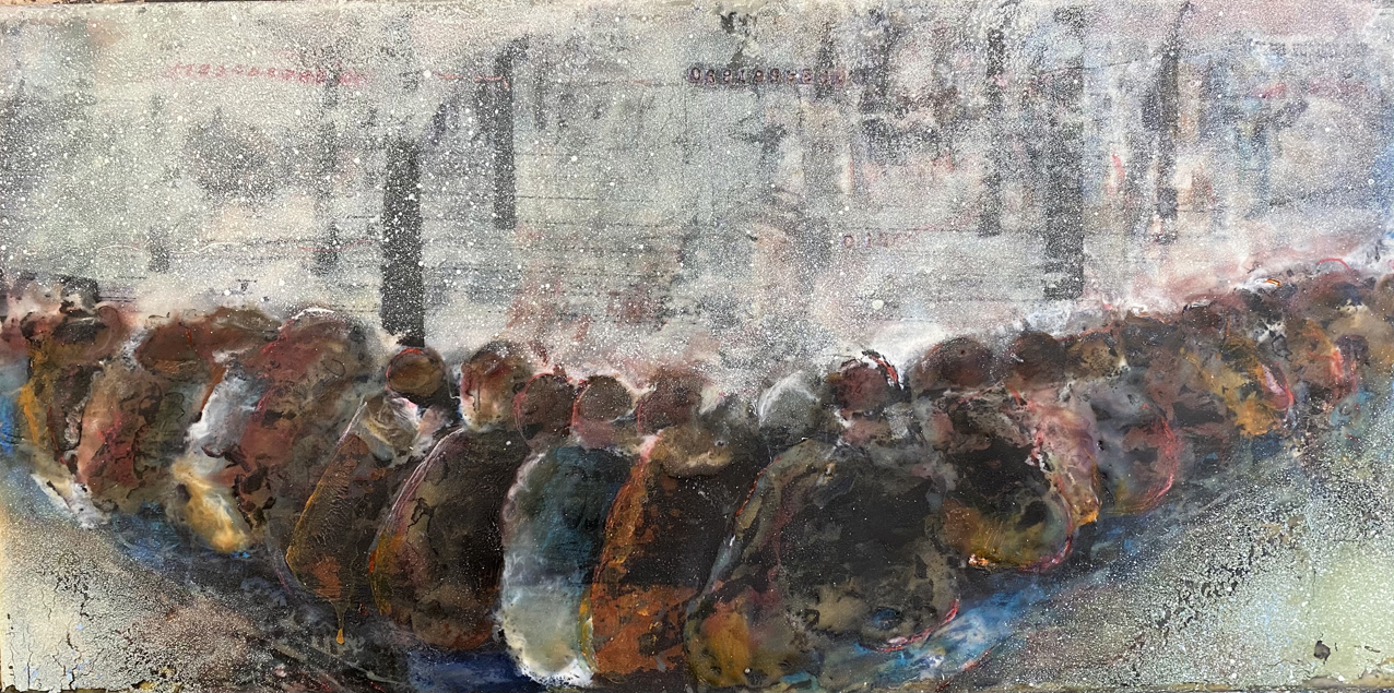PORTEURS DE MEMOIRE. PLEXIGLASS. 2020-2021